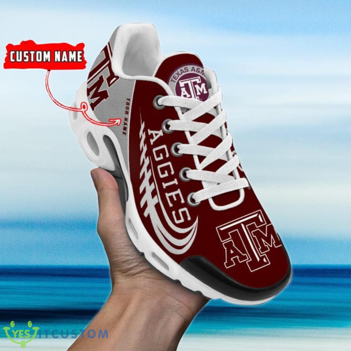 texas am aggies custom name air cushion sports shoes