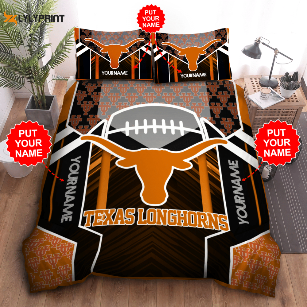 texas longhorns duvet cover bedding set bd860