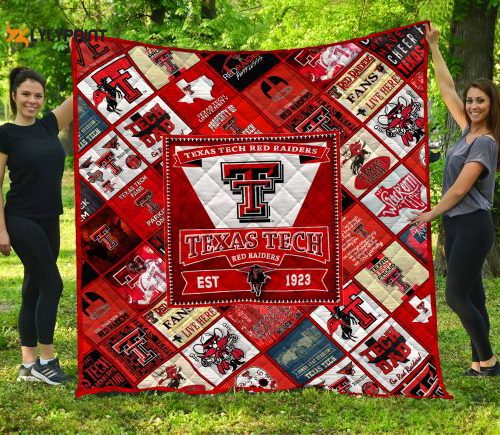 texas tech red raiders 3 quilt blanket 500x435 1