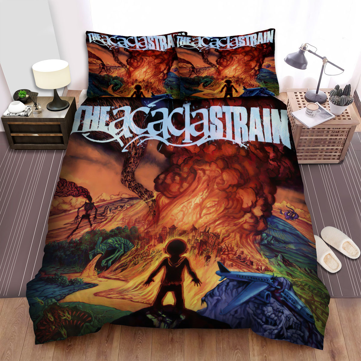 the acacia strain band continent album cover bed sheets spread comforter duvet cover bedding sets 0pzvc