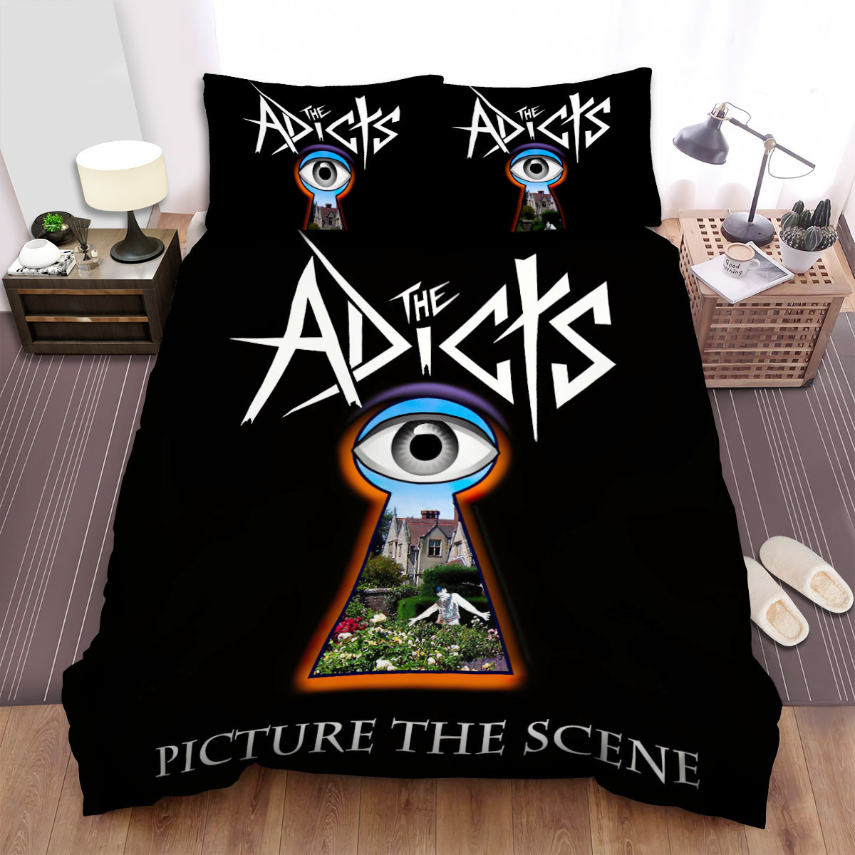 the adicts band picture the scene bed sheets spread comforter duvet cover bedding sets joher