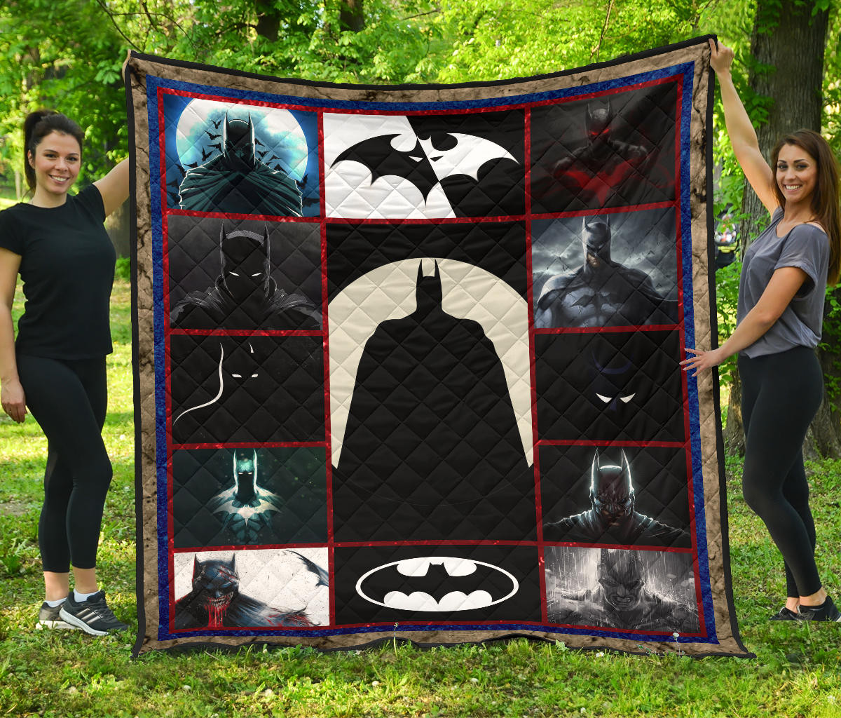 the bat man premium quilt blanket movie home decor custom for fans czj3q