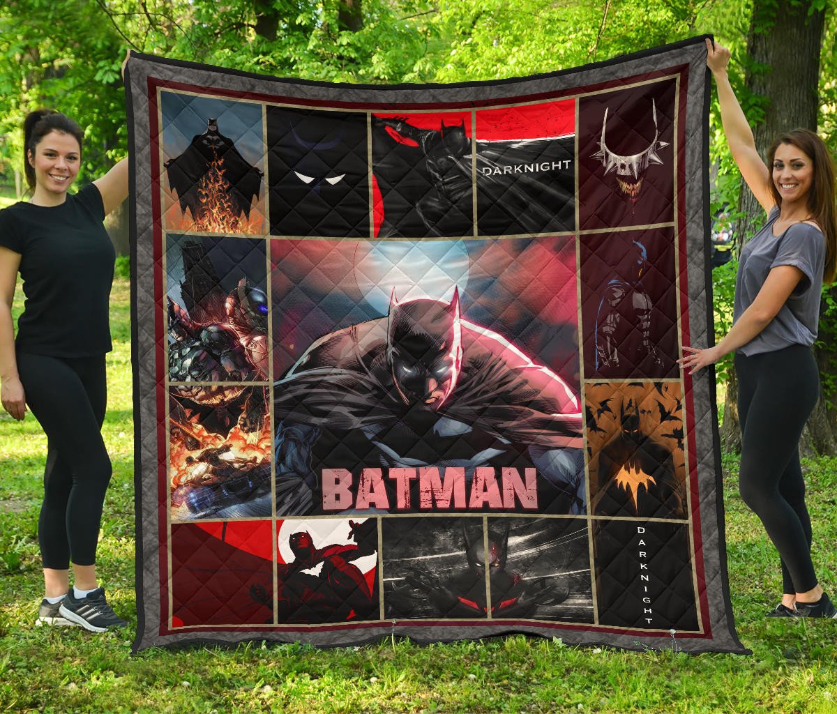 the bat man premium quilt blanket movie home decor custom for fans erc55