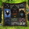 the bat man premium quilt blanket movie home decor custom for fans h0e3d