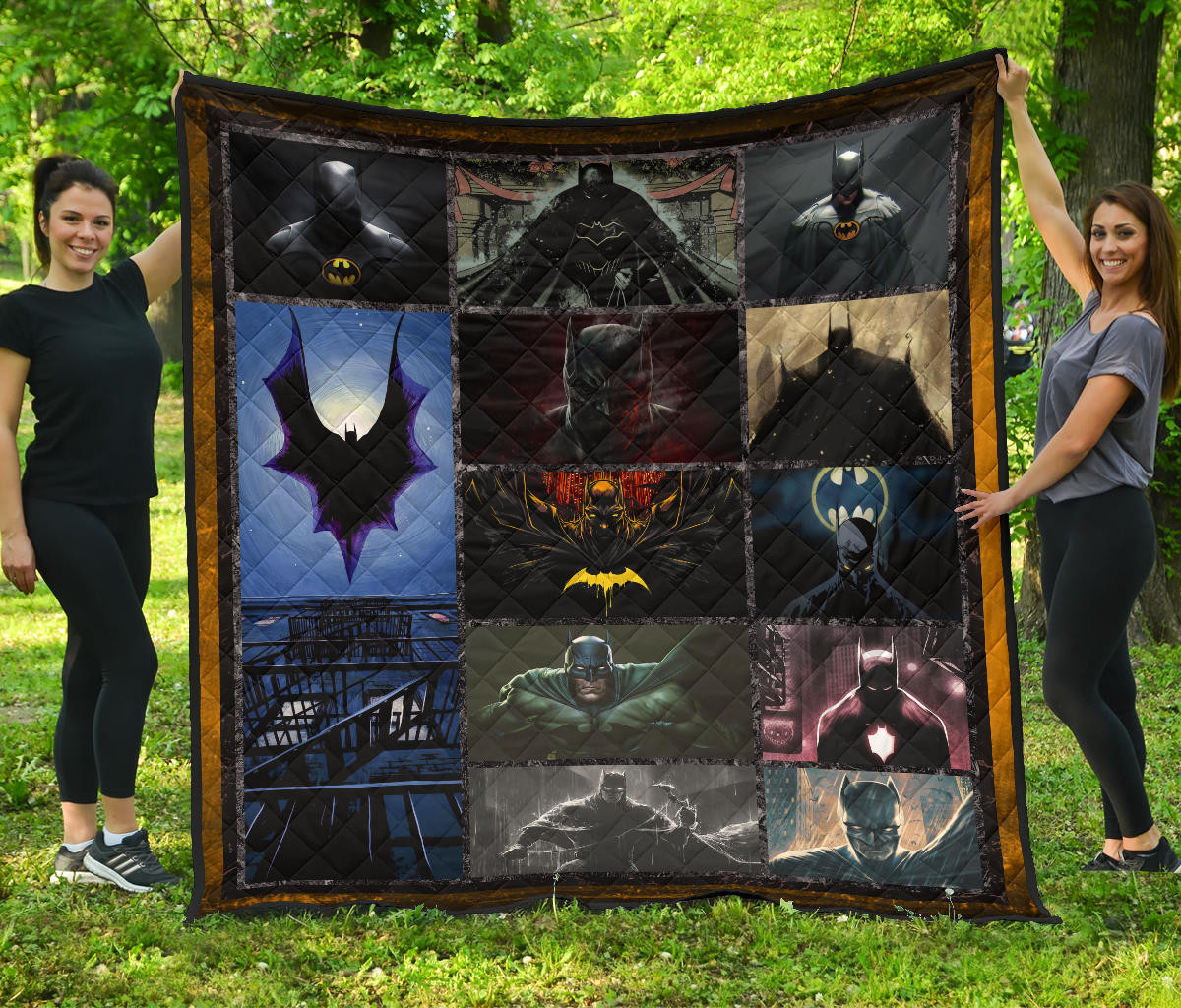 the bat man premium quilt blanket movie home decor custom for fans h0e3d