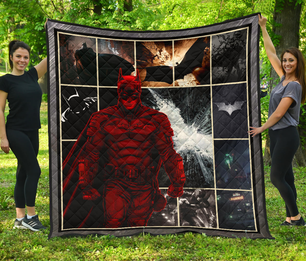 the bat man premium quilt blanket movie home decor custom for fans i8a6a