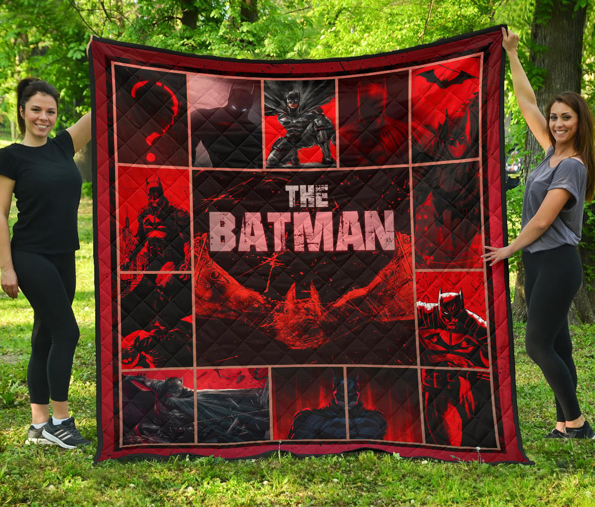 the bat man premium quilt blanket movie home decor custom for fans jrsat