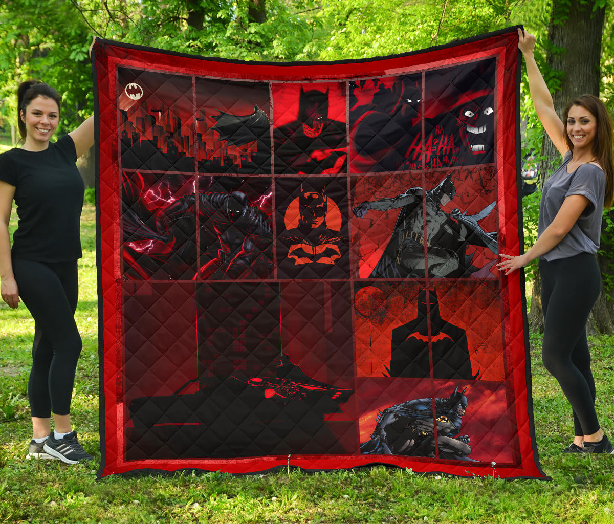 the bat man premium quilt blanket movie home decor custom for fans lbsxw