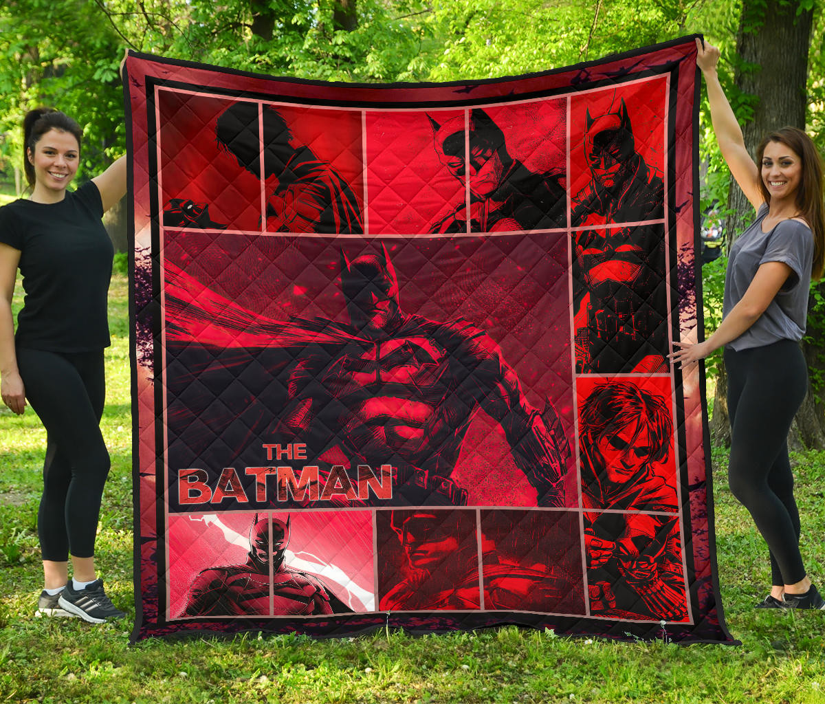 the bat man premium quilt blanket movie home decor custom for fans s6s9b