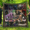 the bat man vs joker the clown premium quilt blanket movie home decor custom for fans wdrrp