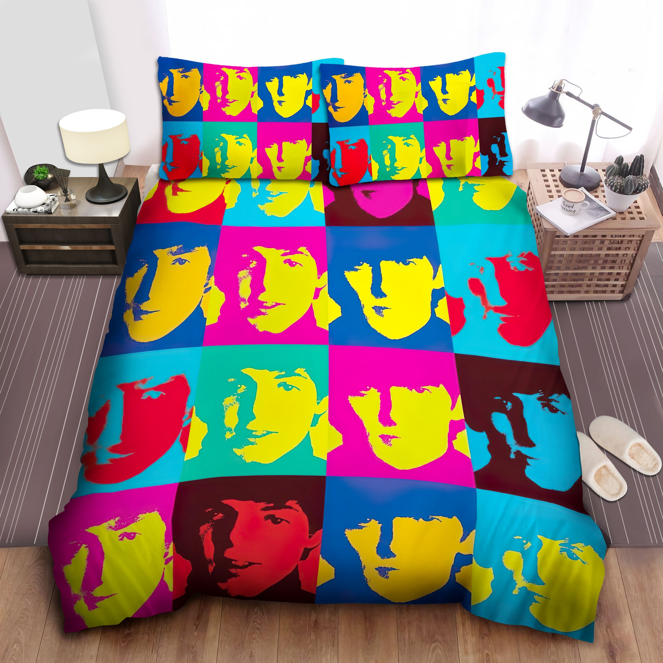 the beatles pop art poster duvet cover bedroom sets comfortable bedding sets b5i95