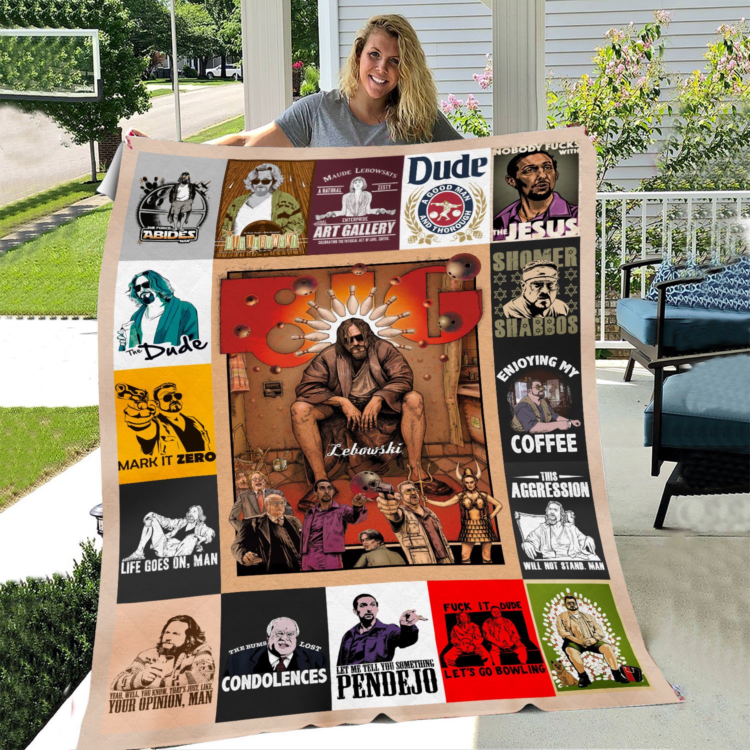 the big lebowski throw blanket 66sis