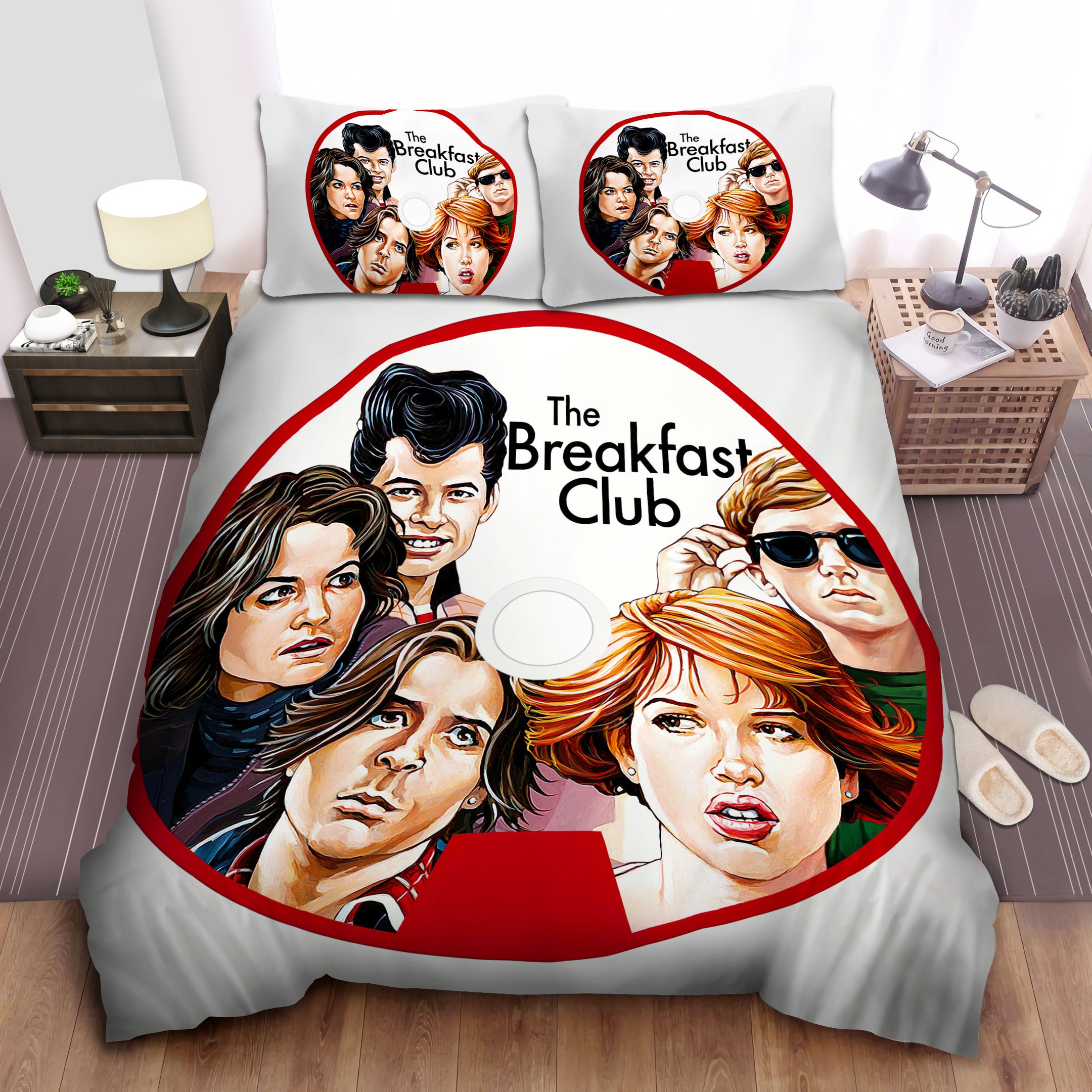 the breakfast club characters in comic art bed sheets spread comforter duvet cover bedding sets xf38k