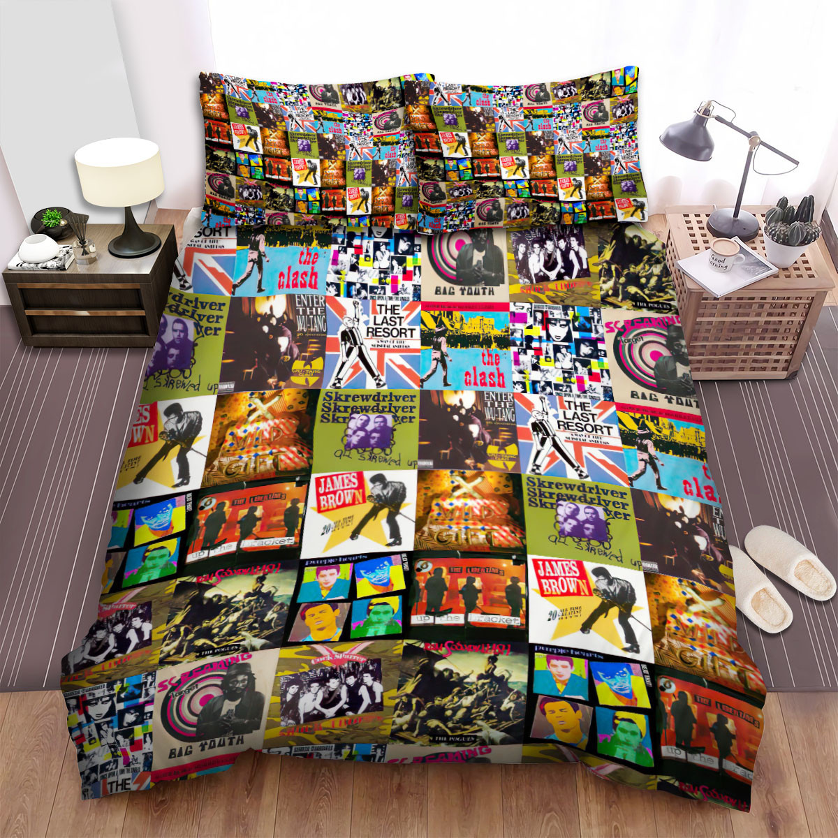 the clash album collection bed sheets spread comforter duvet cover bedding sets yzyqt