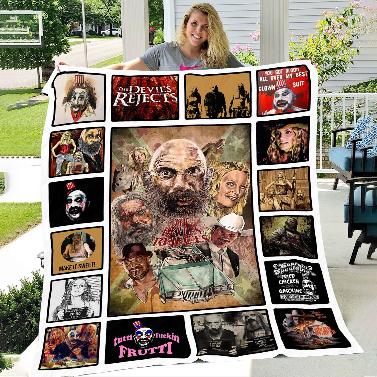 the devils rejects throw blanket q74b1