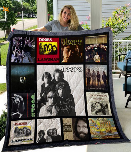 the doors 1 quilt blanket for fans home decor gift