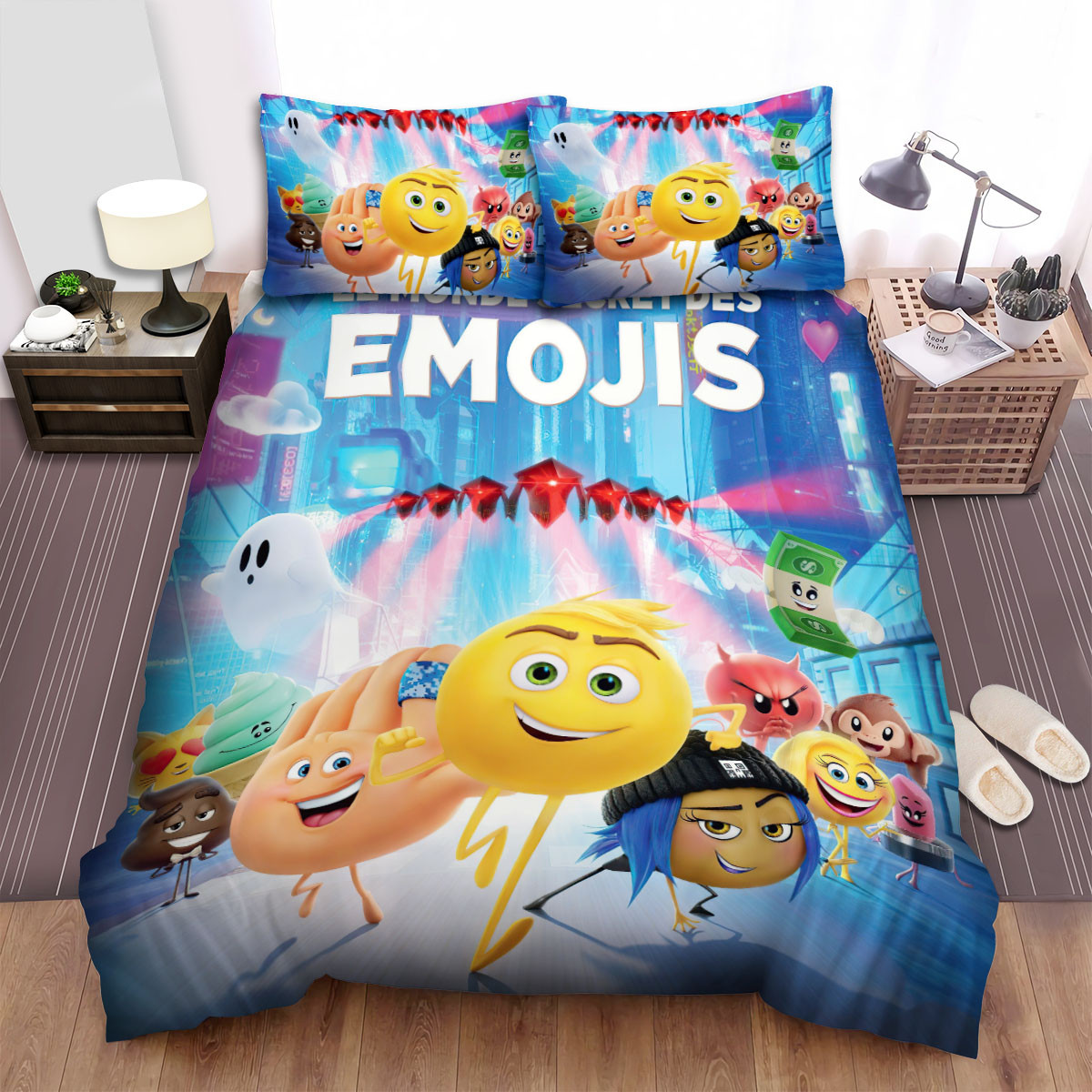 the emoji movie movie poster 2 duvet cover bedroom sets comfortable bedding sets opq1o