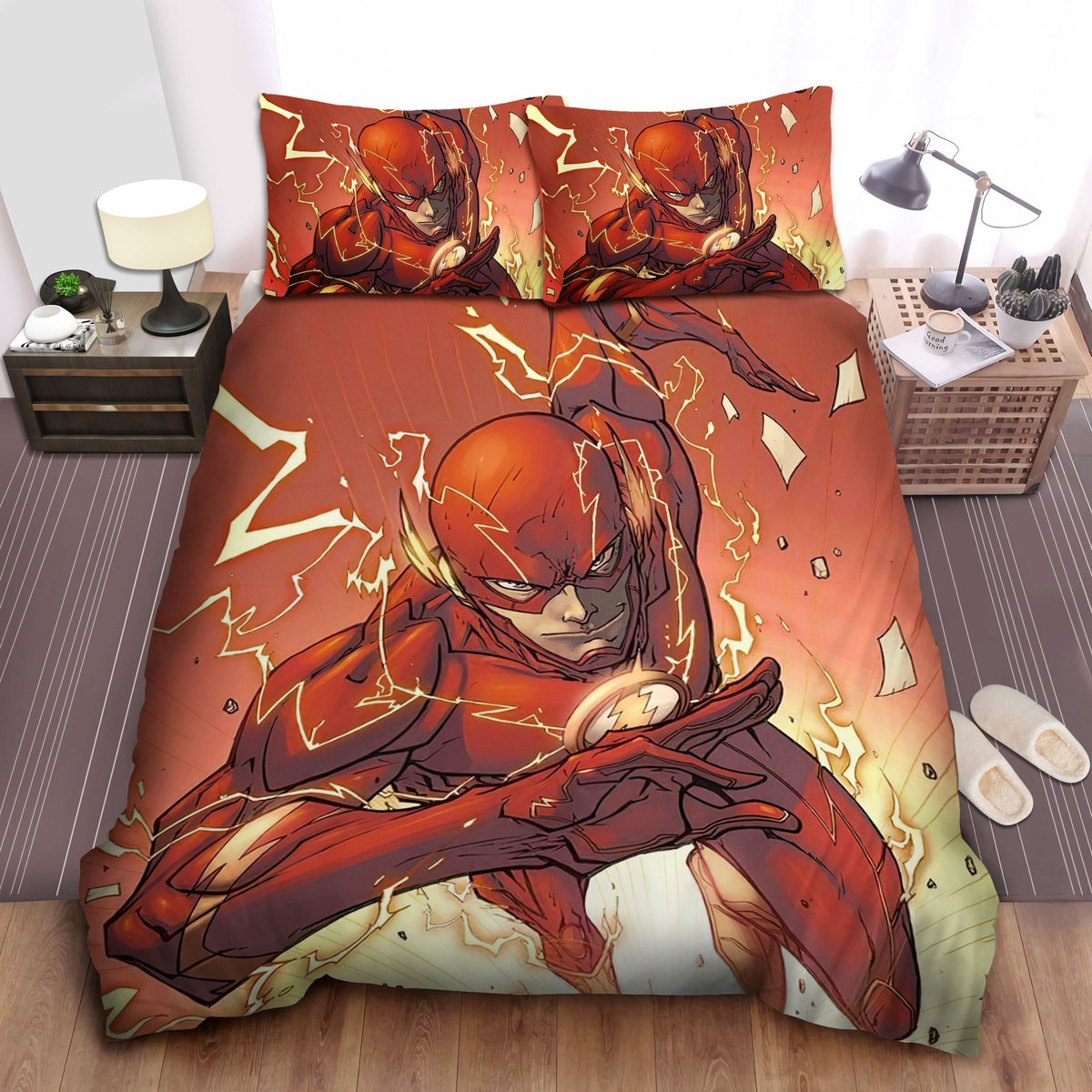 the flash speed force comic art duvet cover bedroom sets comfortable bedding sets sueol