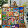 the flintstones quilt blanket for fans home decor gift 1w