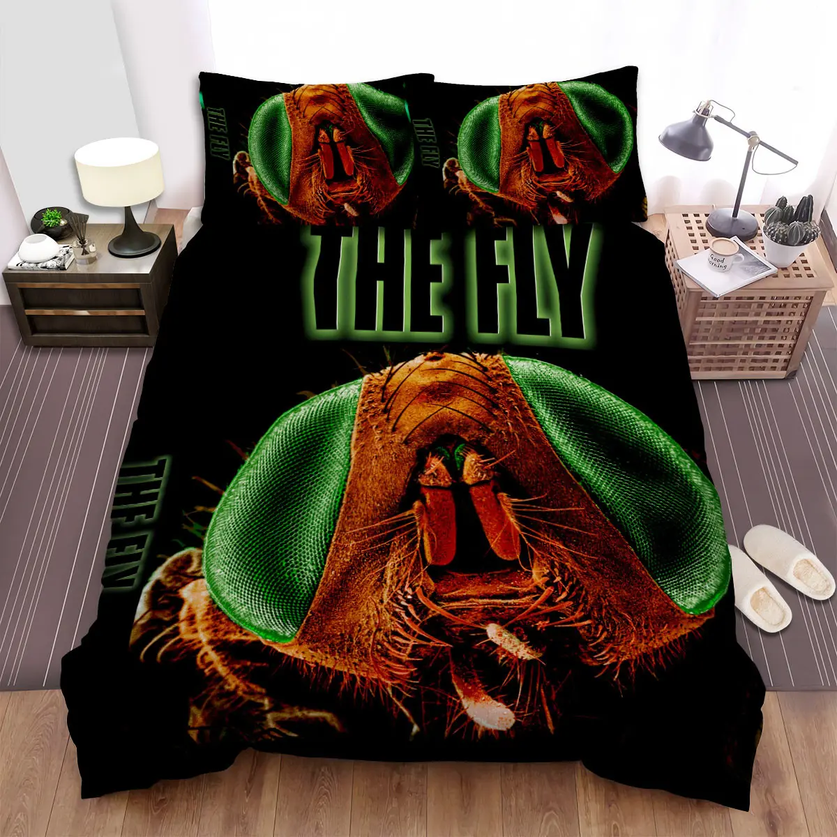 the fly be very afraid bed sheets spread comforter duvet cover bedding sets vs06m