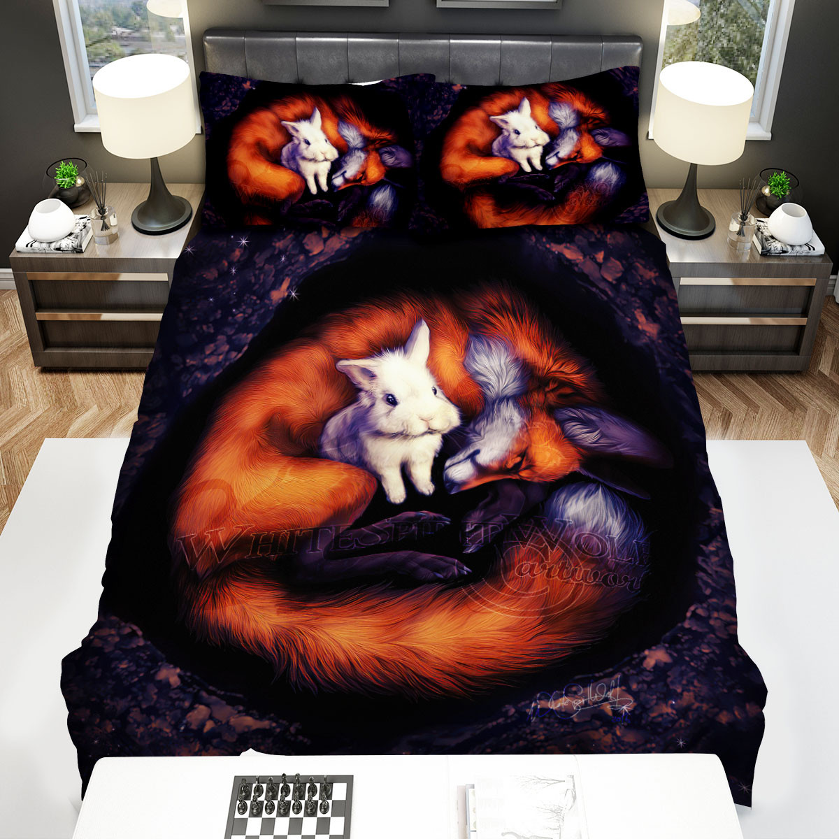 the fox and the white bunny duvet cover bedroom sets comfortable bedding sets xwvmn