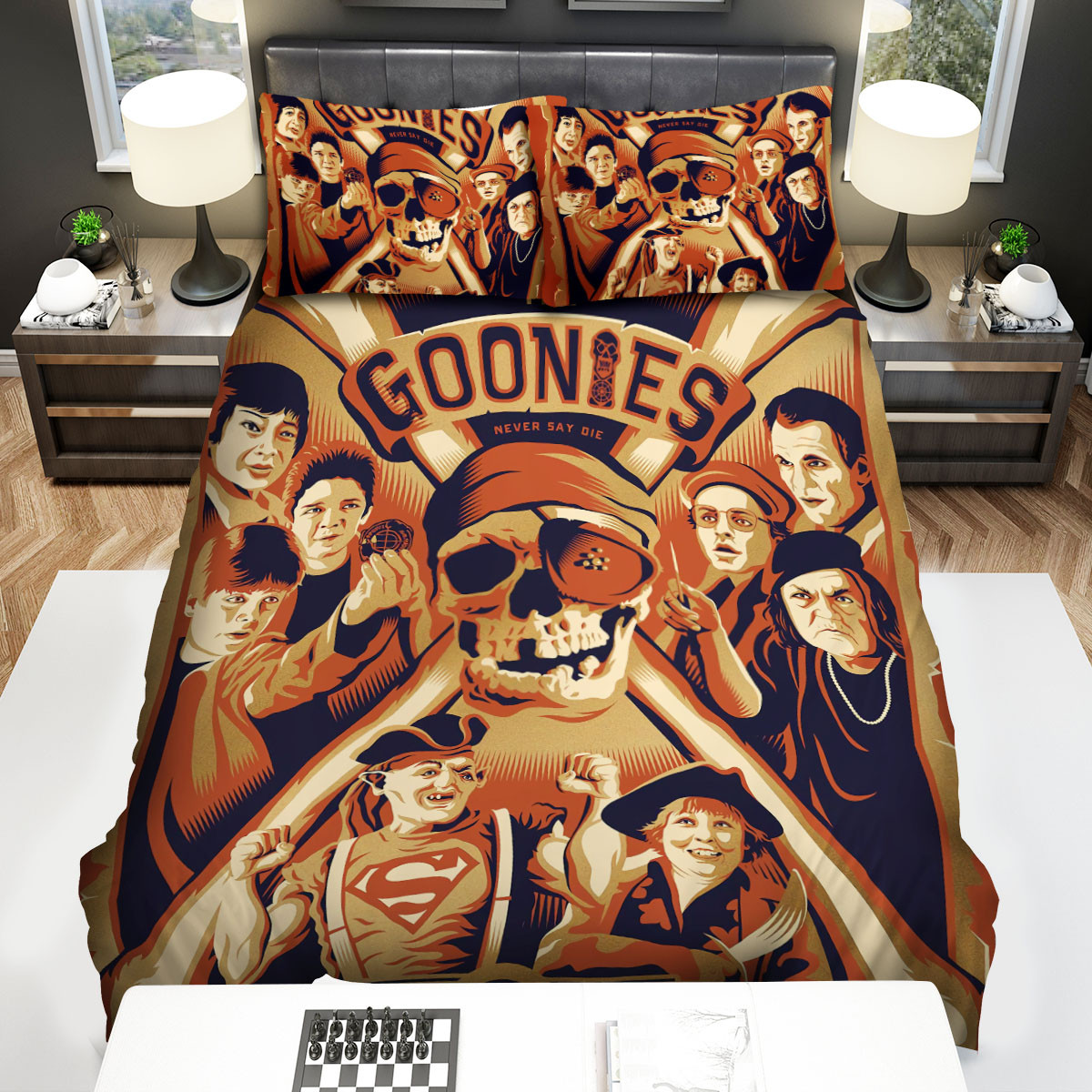 the goonies movie poster ii bed sheets spread comforter duvet cover bedding sets 3j2uk