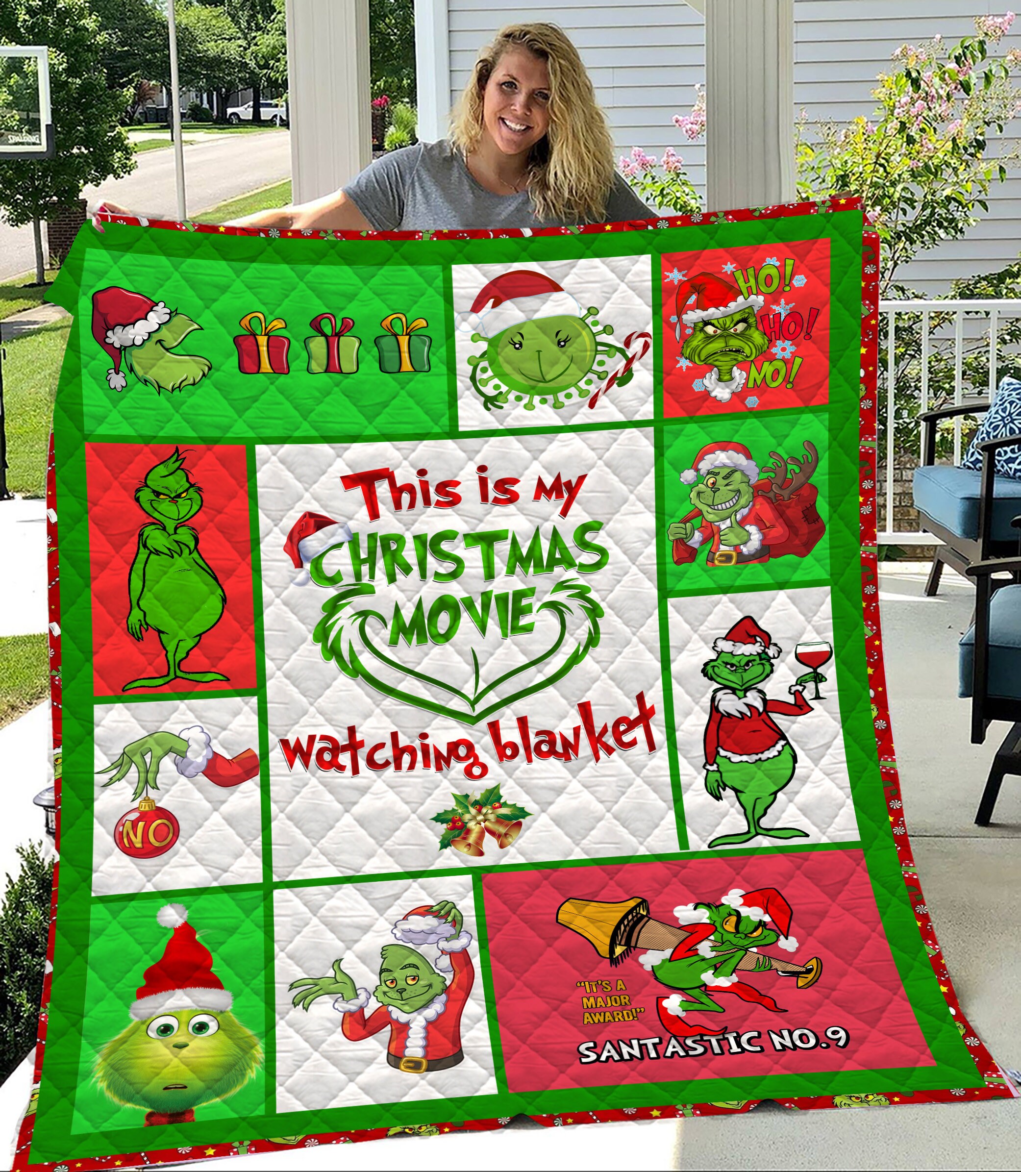 the grich xmas movie blanket gift for daughter son xrqsa