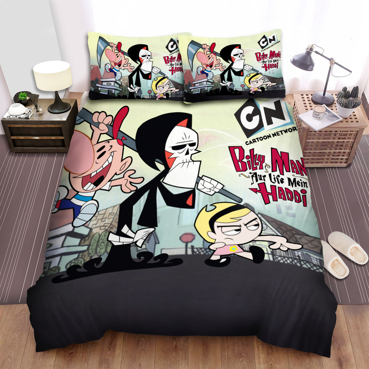 the grim adventures of billy mandy original poster bed sheets spread duvet cover bedding sets gerfq