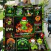 the grinch happy hallothanksmas super soft blanket 1bovl