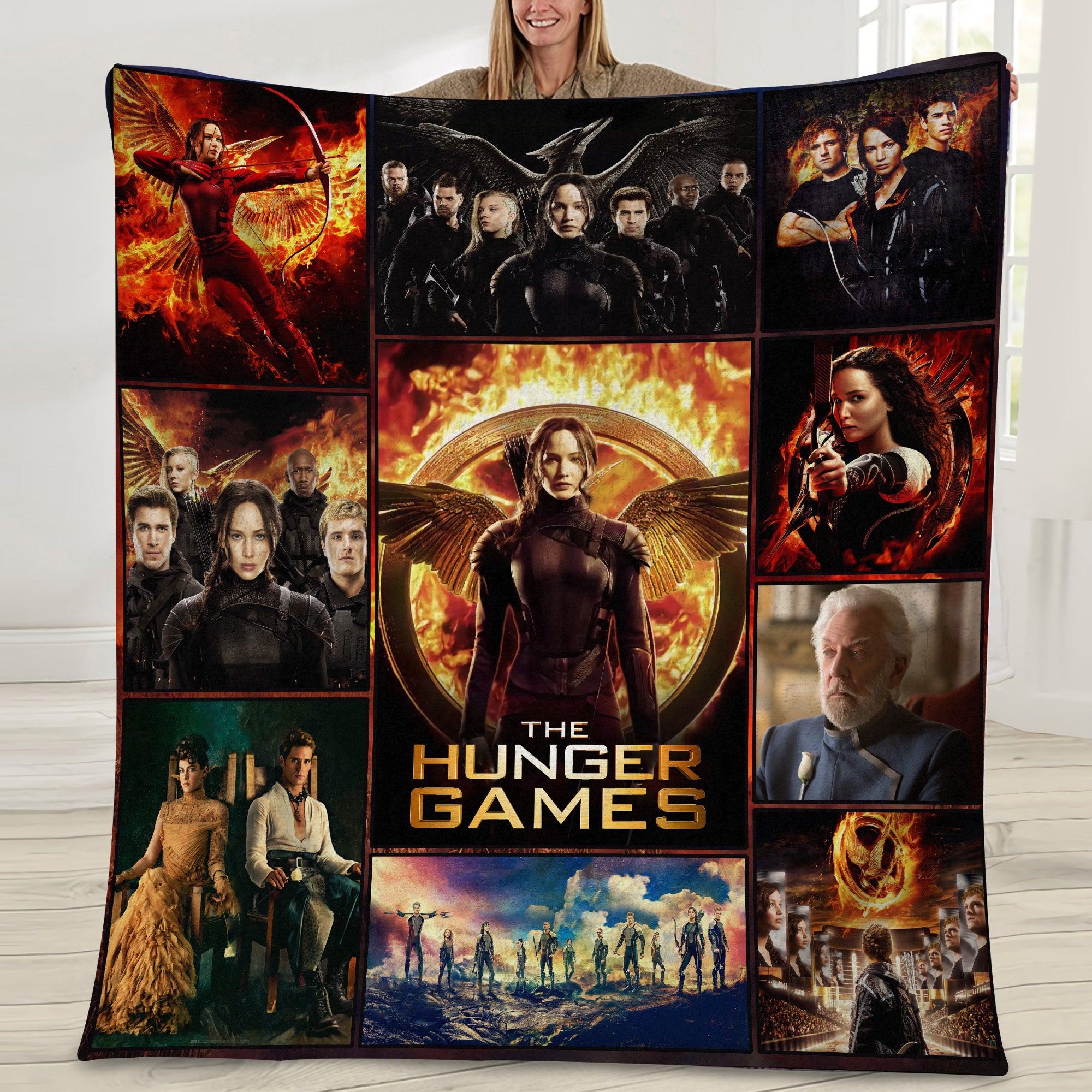 the hunger games movie blanket ar6uh