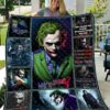 the joker why so serious quilt blanket 2407