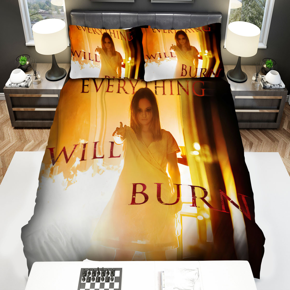 the lazarus effect fire duvet cover bedroom sets comfortable bedding sets cjqmt