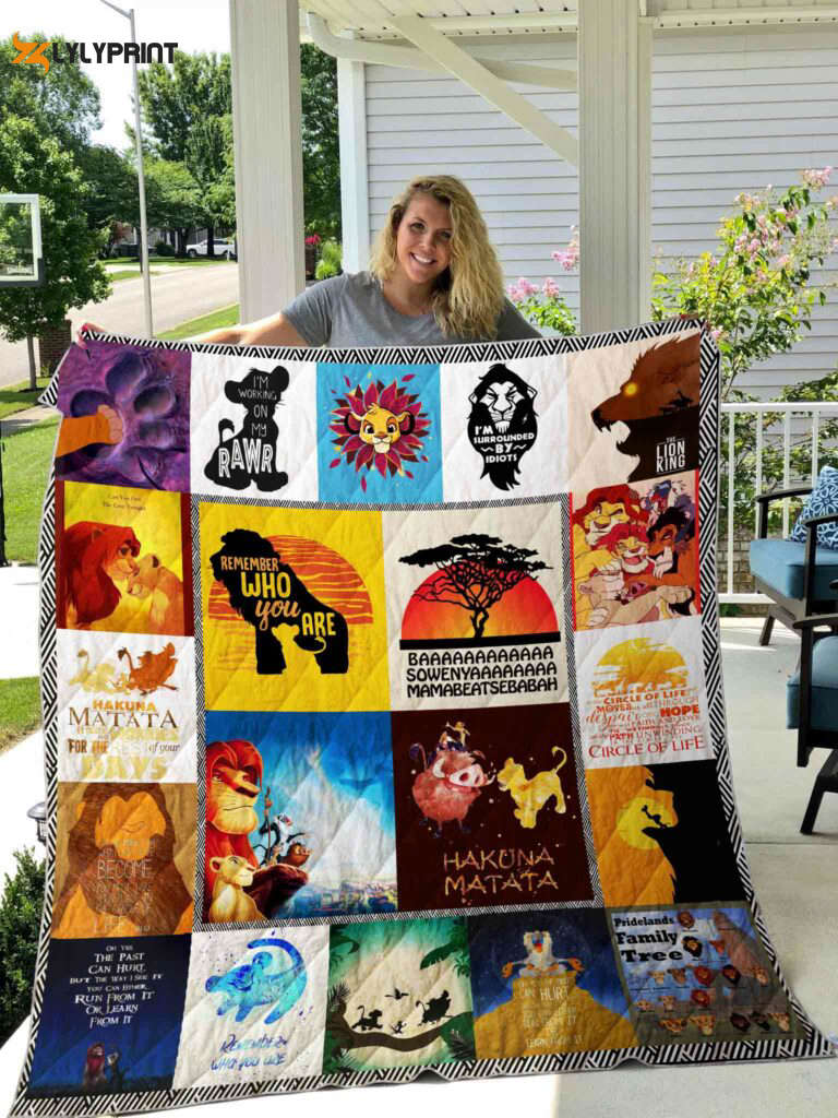 the lion king quilt blanket 1