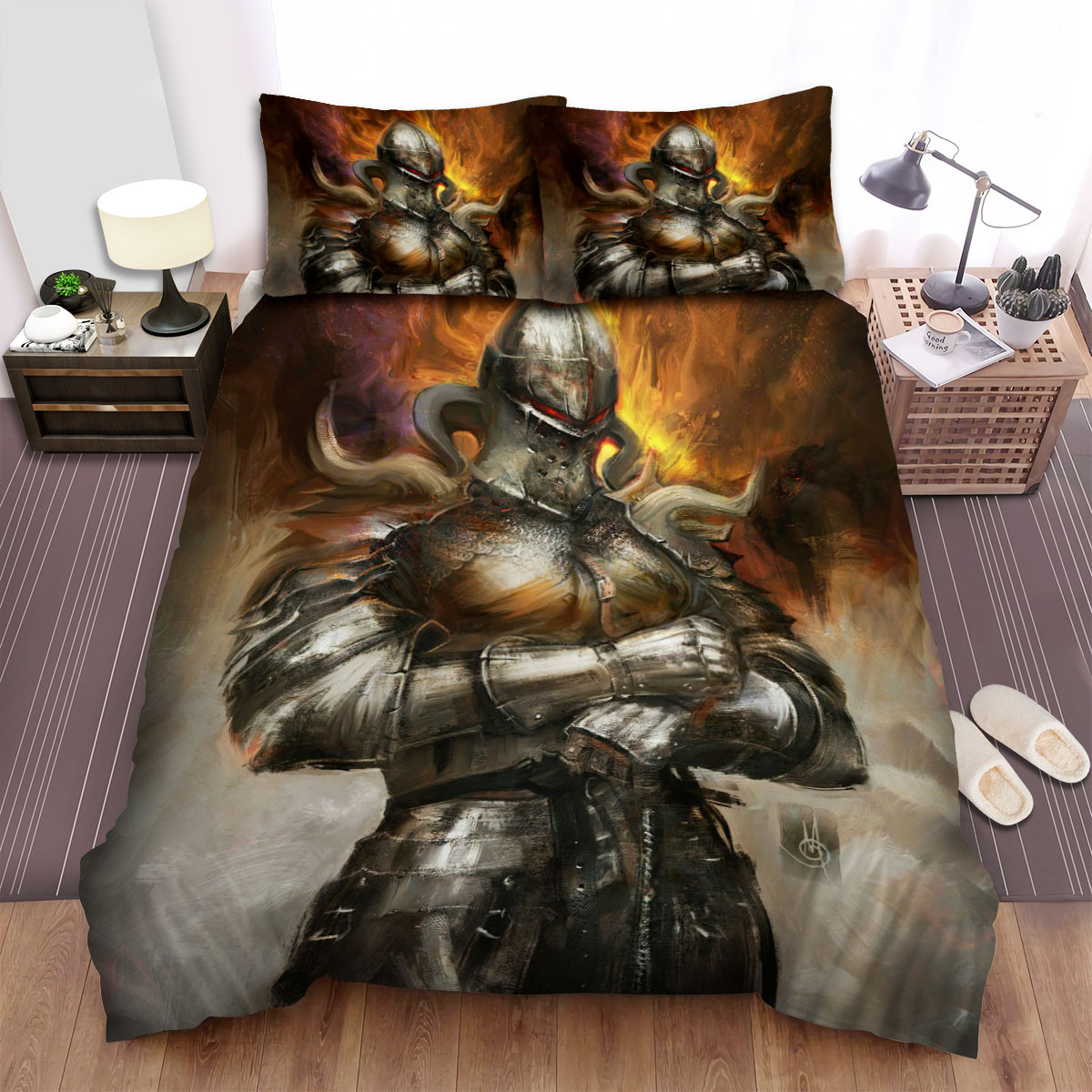 the medieval knight stand still artwork duvet cover bedroom sets comfortable bedding sets qgjt6