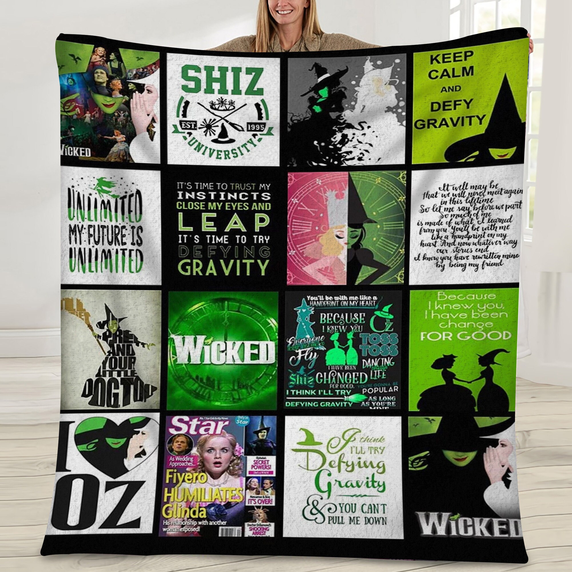 the musical wicked movie fan film blanket fdsah