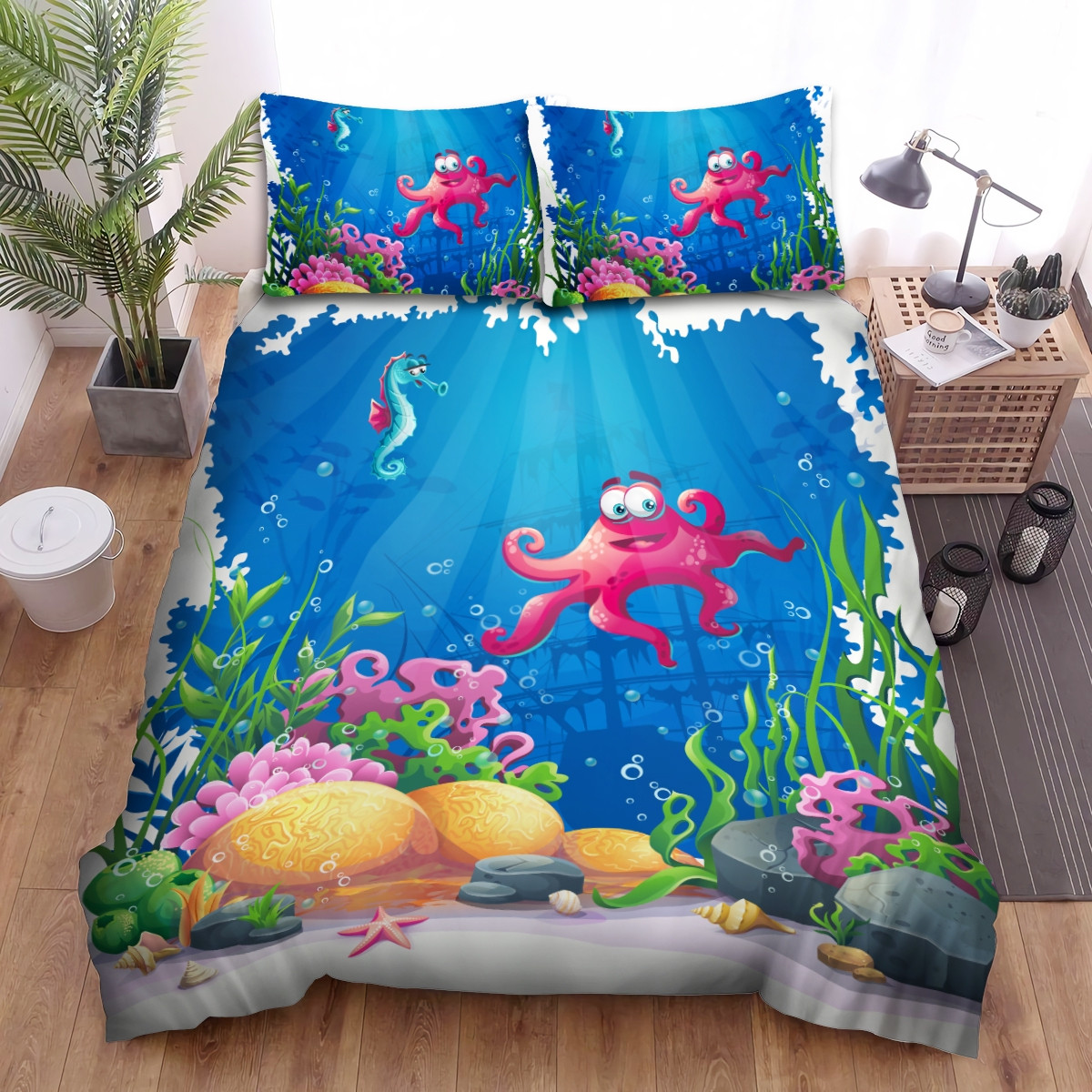 the octopus and a seahorse duvet cover bedroom sets comfortable bedding sets fqzvz