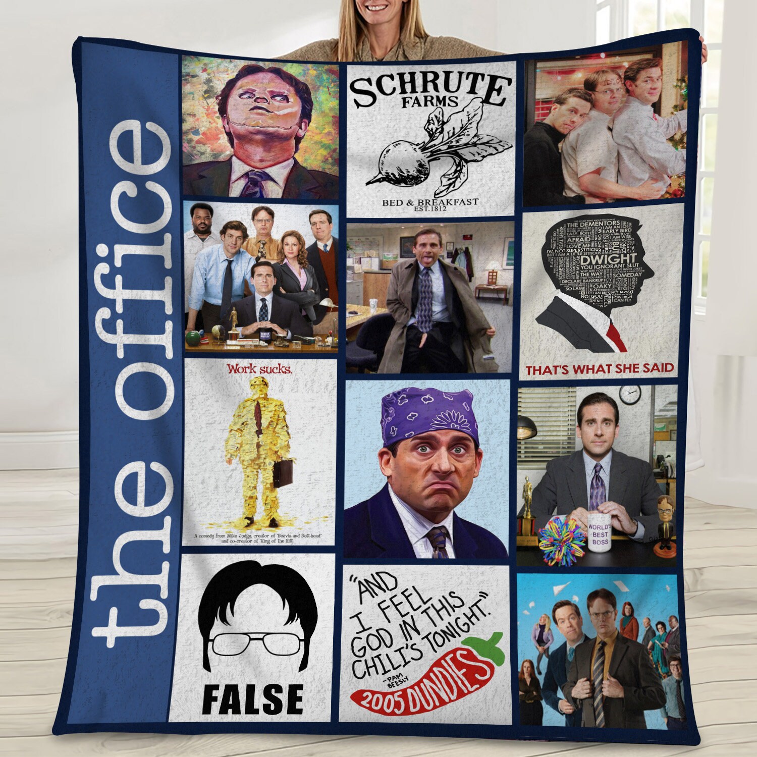 the office movie tv show blanket u2kgm