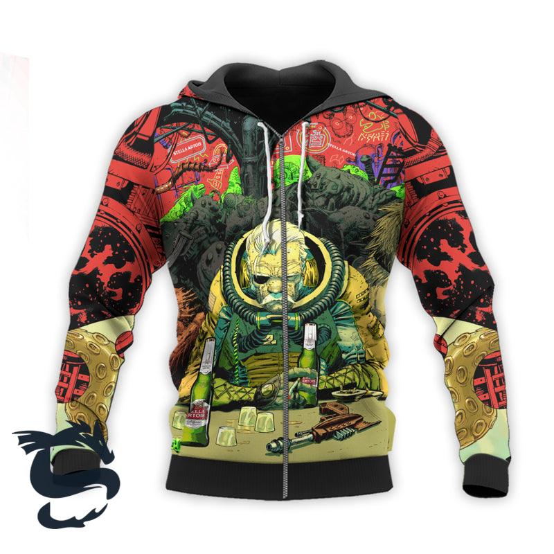 the old man of fear agent drink stella artois hoodie and zip hoodie santa joker 2 1600x