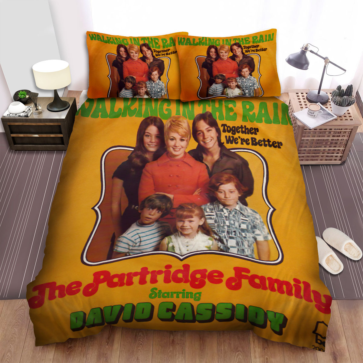 the partridge family walking in the rain duvet cover bedroom sets comfortable bedding sets 1jlz2