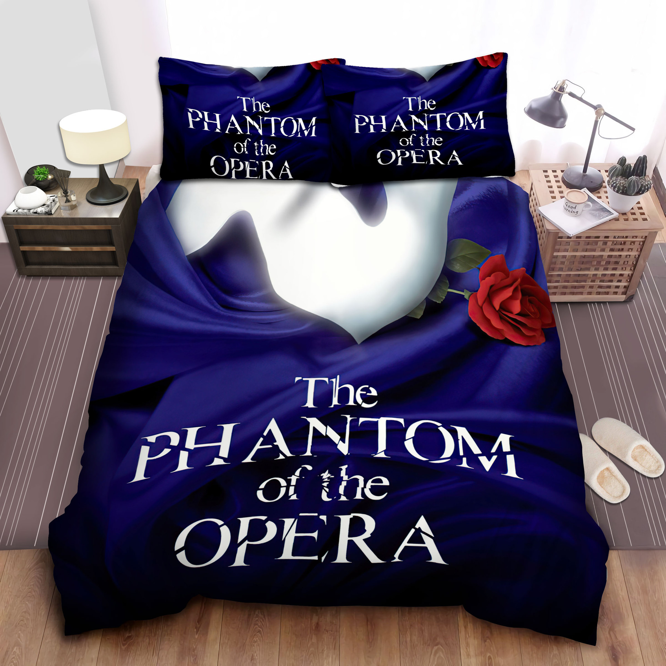 the phantom of the opera white mask and rose duvet cover bedroom sets comfortable bedding sets ajfyj