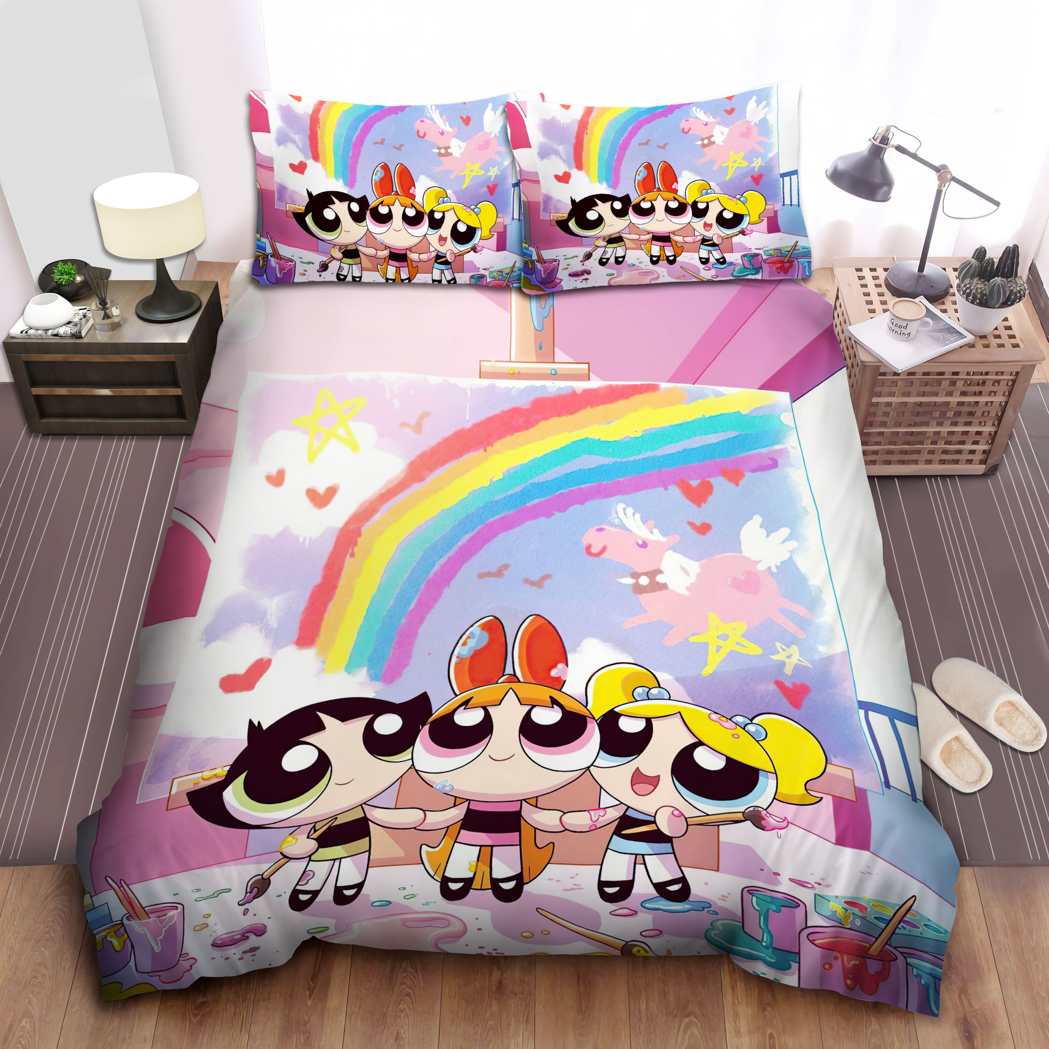 the powerpuff girls painting duvet cover bedroom sets comfortable bedding sets rwuiw