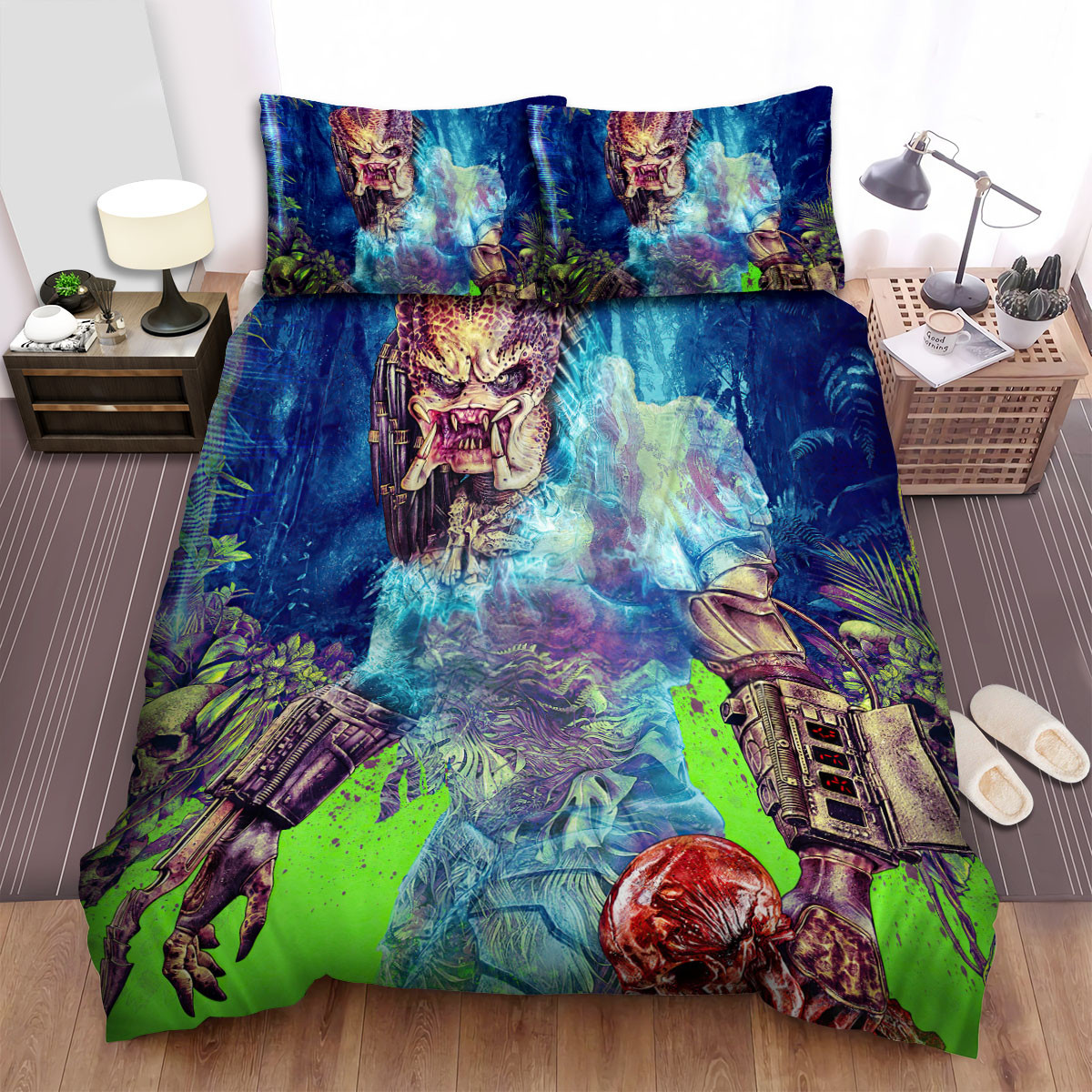 the predator movie art 4 bed sheets spread comforter duvet cover bedding sets pcrtf
