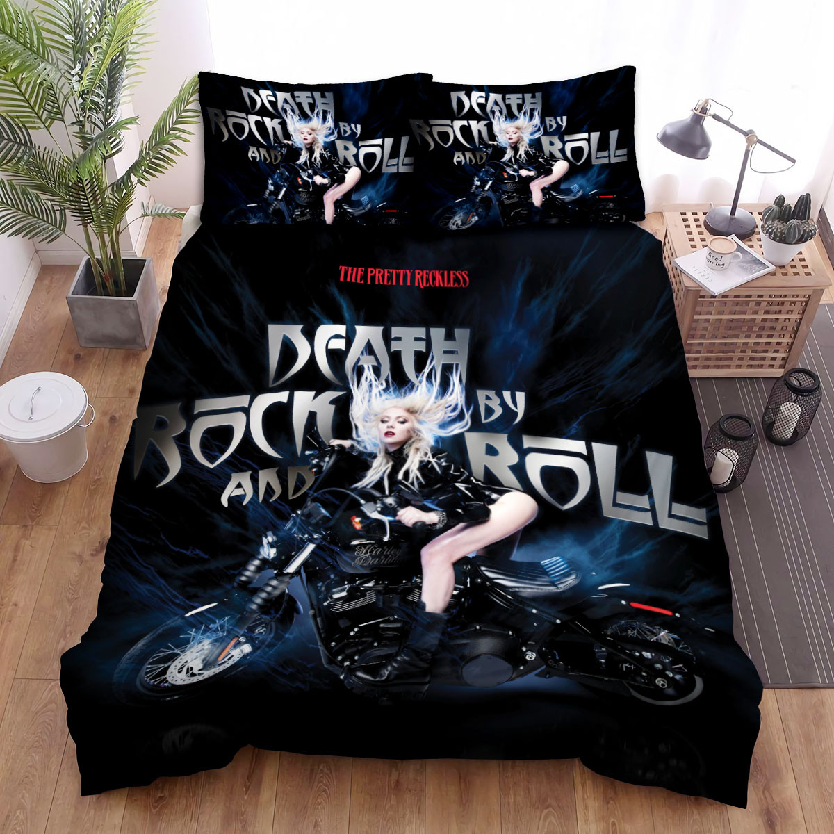 the pretty reckless music and motor bed sheets spread comforter duvet cover bedding sets fnxdr