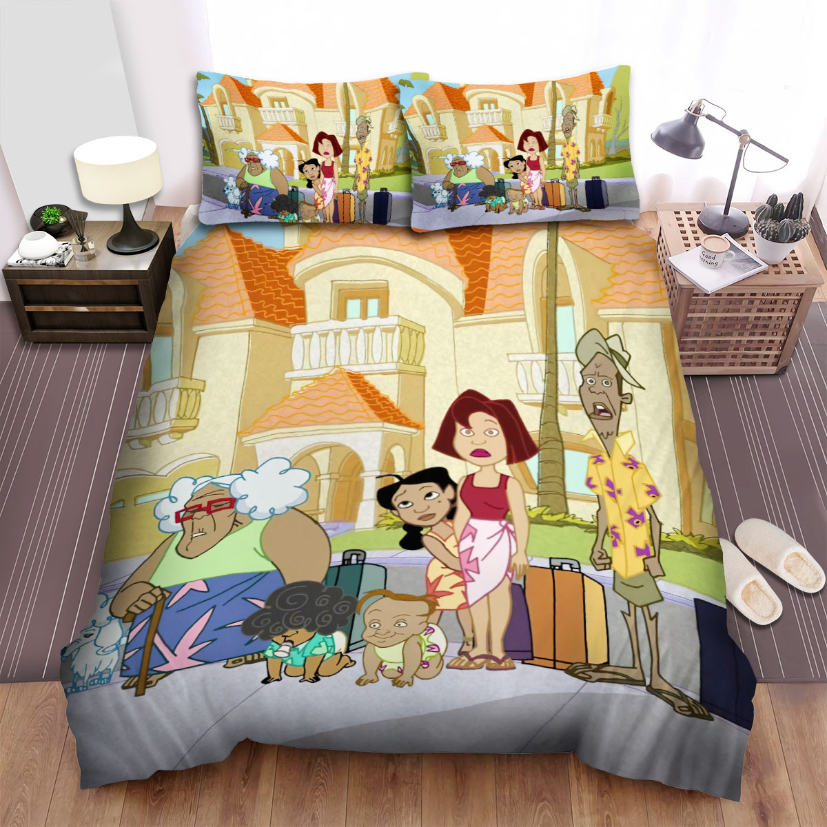 the proud family traveling together duvet cover bedroom sets comfortable bedding sets fjnxx