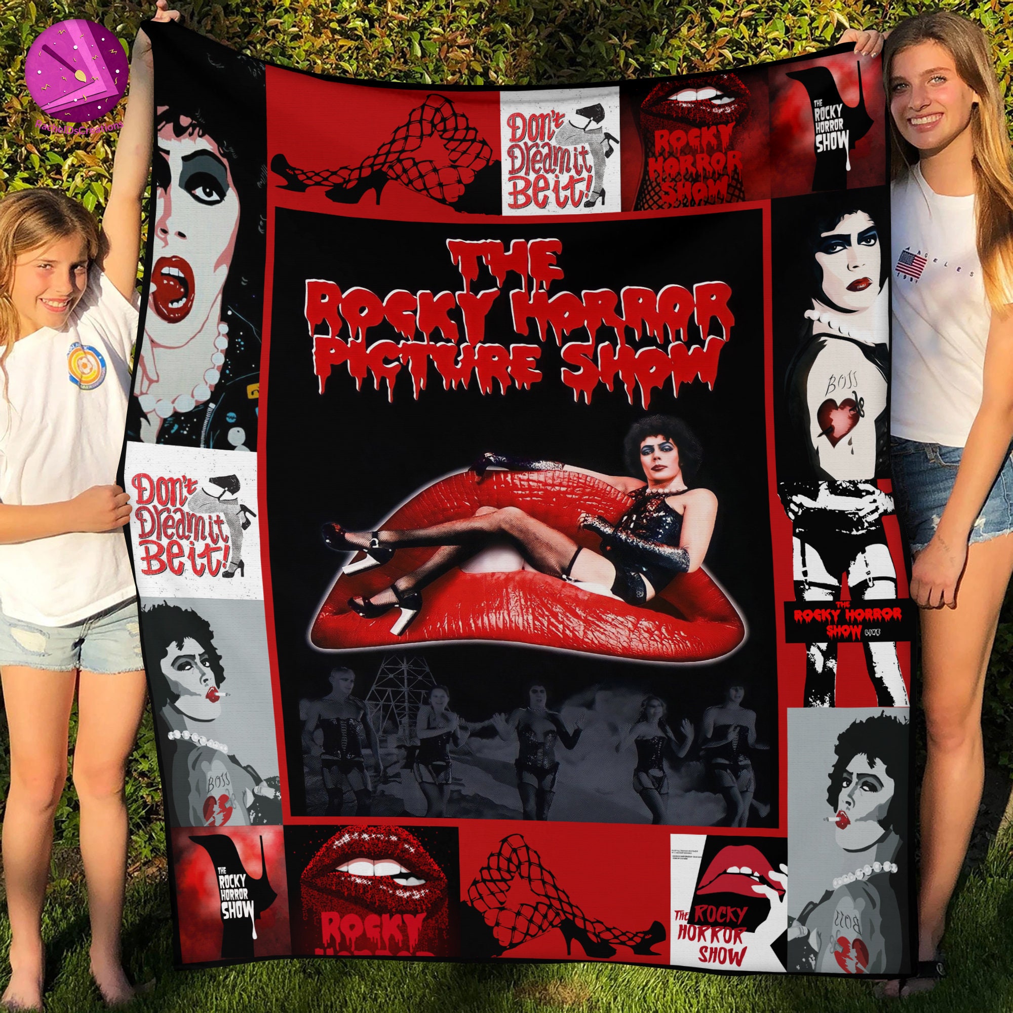 the rocky horror picture show halloween blanket qlb0a