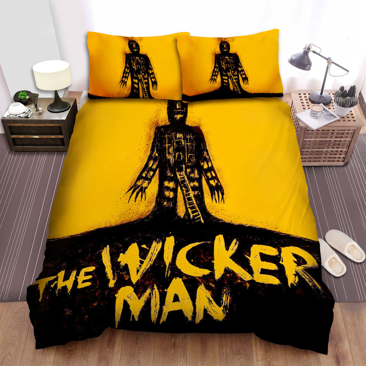 the wicker man yellow bed sheets spread comforter duvet cover bedding sets 8gnuz