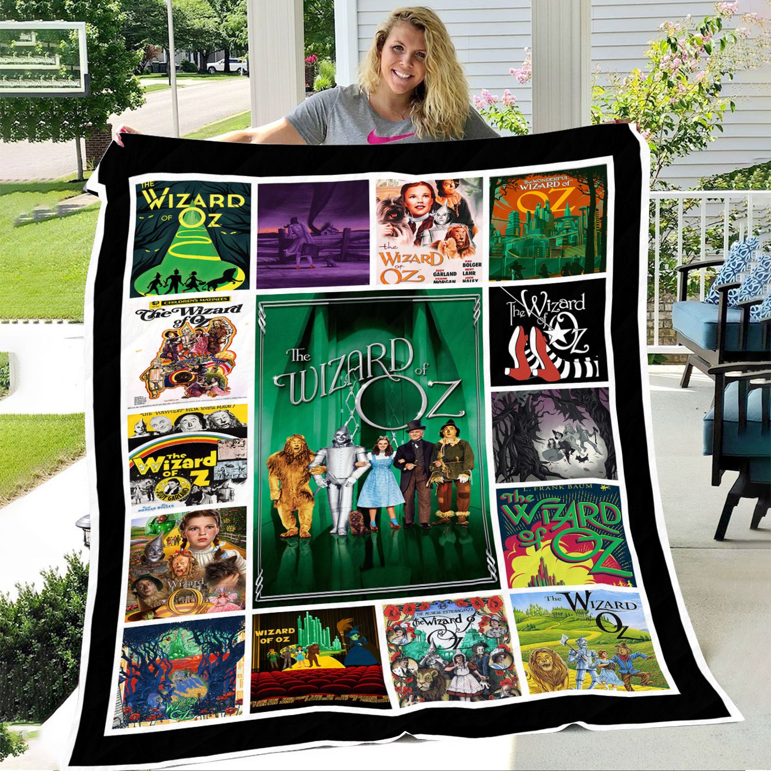 the wizard of oz throw blanket opknn