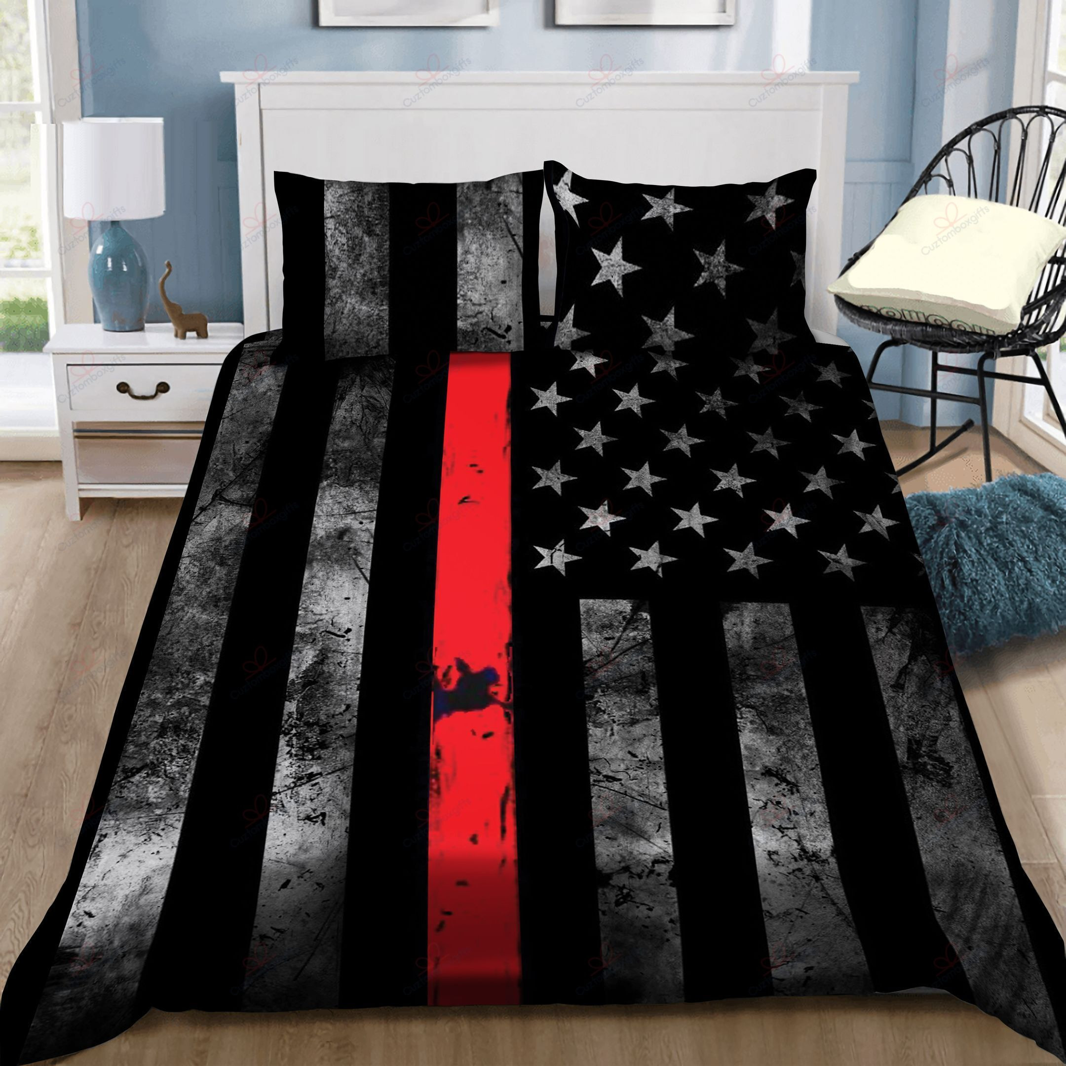 thin red line firefighter duvet cover bedroom sets comfortable bedding sets lpdv2