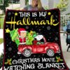 this is my christmas truck fleece sherpa blanket 1ma0r