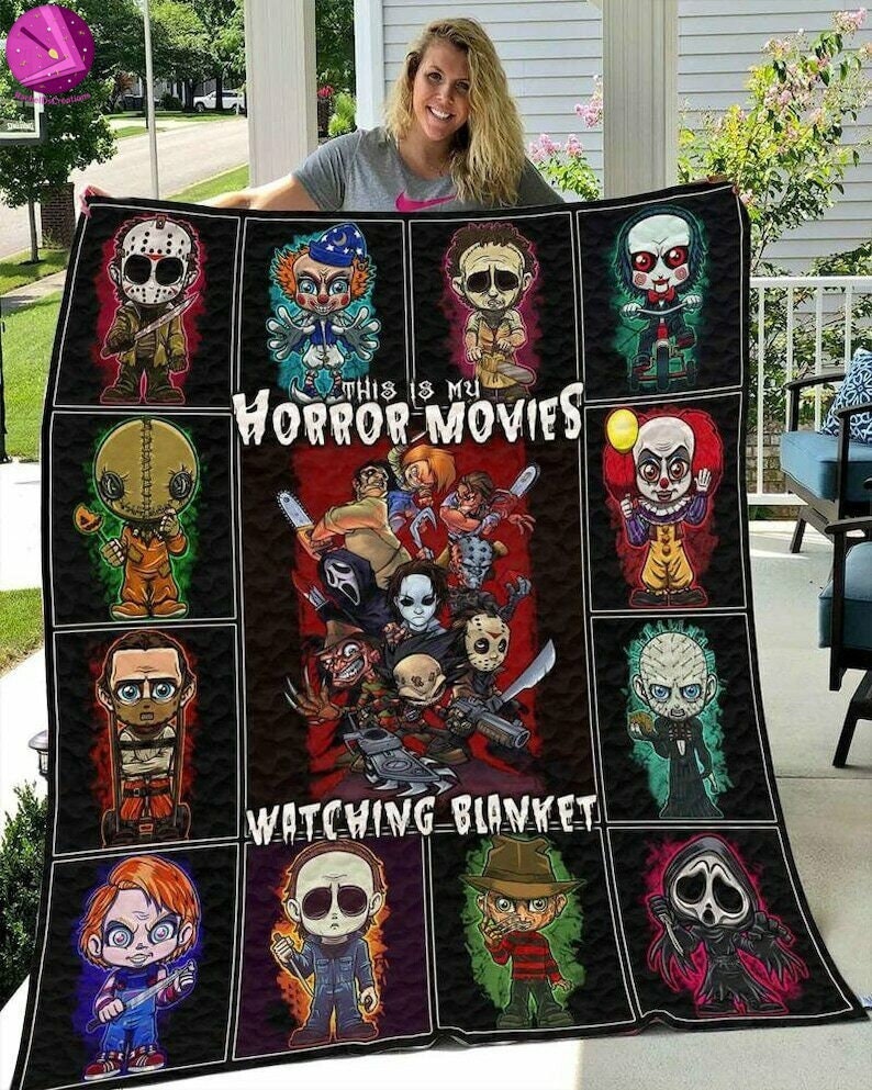 this is my horror movies watching halloween blanket hc1uc